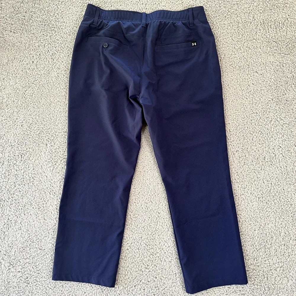 Under Armour Pants Men's‎ 34x30 Blue Performance Golf Activewear(32x30 Actual)
